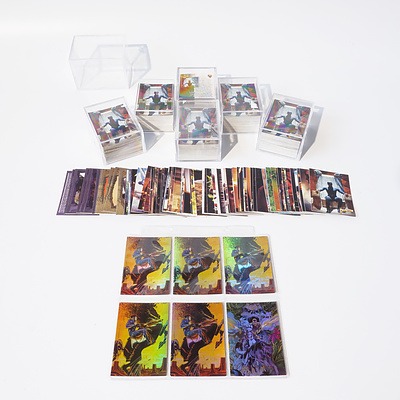 The Phantom 1996 Inkworks Complete Base Card Sets (x7), and (1996 Intrepid) L6 (x1), L9 (x5).