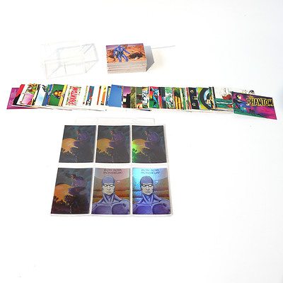 The Phantom 1995 Comic Images Two Complete Base Sets, and (1996 Intrepid) L4 (x4)(Error Print), L5 (x2)