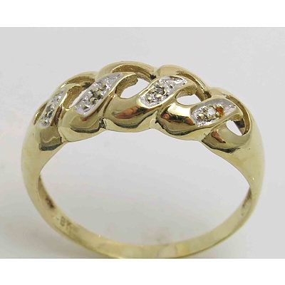 9ct Gold Diamond Ring