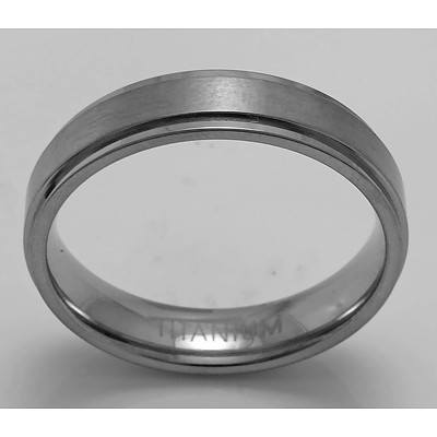 Titanium Ring-5mm Wide