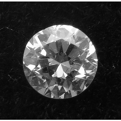 Round Brilliant-Cut Diamond 0.17Cts