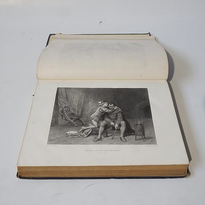 Four Antique Volumes of The Imperial Shakspere, Edited Charles Knight, Virtue & co, London