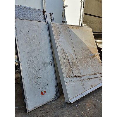 Insulated Coolroom Doors - Lot of 5