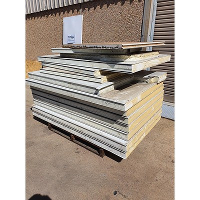 Pallet of Assorted Insulated Coolroom Panels