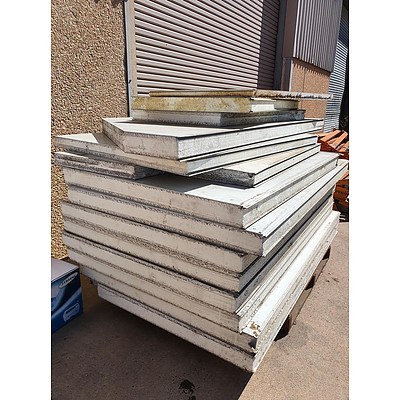 Pallet of Assorted Insulated Coolroom Panels