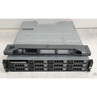 Dell PowerVault MD1200 12 Bay Hard Drive Array w/ 44TB of Total Storage