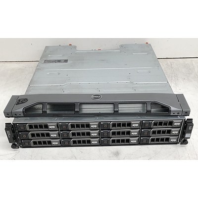 Dell PowerVault MD1200 12 Bay Hard Drive Array w/ 48TB of Total Storage