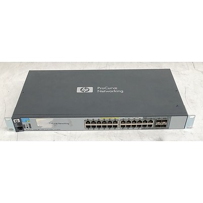 HP ProCurve (J9299A) 2520G-24-PoE 24-Port Gigabit Managed Switch
