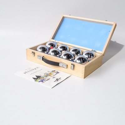 Petanque Set in Wooden Carry Case with Instructions
