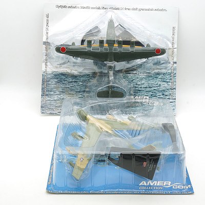 Two Amercom Model Planes, Including 1:144 Kawanishi H8K2 Emily and 1:200 Boeing B-52H Stratofortress