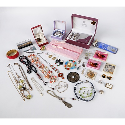 Quantity of Costume Jewellery Including Pendents, Necklaces, Bangles and More