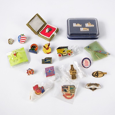 Quantity of Lapel Pins and Cufflinks