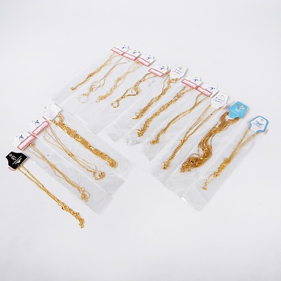 Quantity Costume Jewellery Necklace Chains