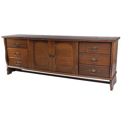 1970s Solid Ash Sideboard