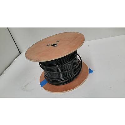 Large Roll of 75 Ohm Television Coaxial Cable