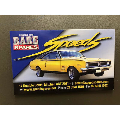 Speeds Rare Spares voucher