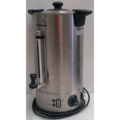 Roband 10 Litre Double Skinned Stainless Steel Hot Water Urn