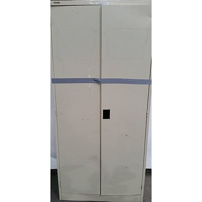 Metal Storage Cabinets - Lot of Two