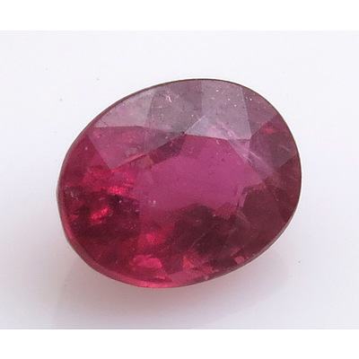Natural Ruby, Facetted, Enhanced