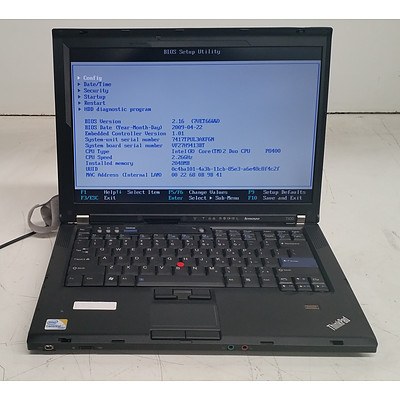 Lenovo ThinkPad T400 14-Inch Intel Core 2 Duo CPU (P8400) 2.26GHz Laptop