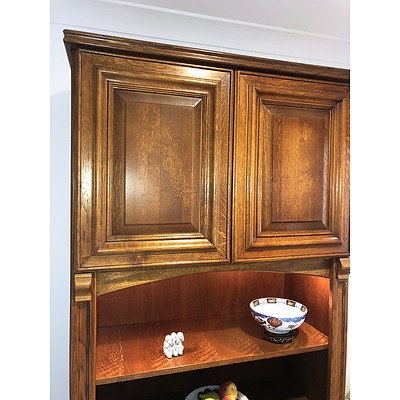Dutch Solid Oak Classic Style Modular Cabinet