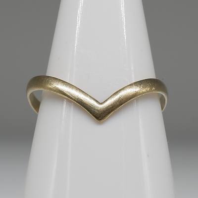 9ct Yellow Gold Dress Ring, 0.8g