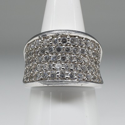 Oroton Sterling Silver and CZ Ring