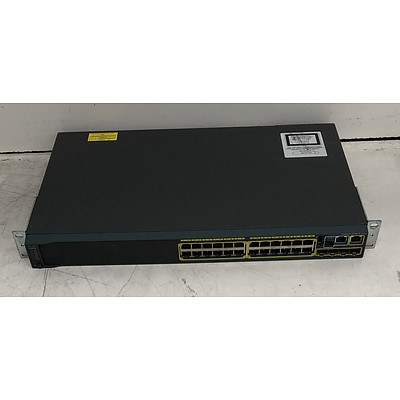 Cisco Catalyst (WS-C2960S-24TS-L V04) 2960-S Series 24-Port Gigabit Managed Switch