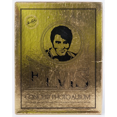 Quantity Elvis Memorabilia Including Elvis Concert Photo Album, Elvis at Graceland, Elvis in his own Words and More