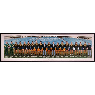Rugby 100th Test Match Australia Versus Great Britain 1988, Framed Photographic Print