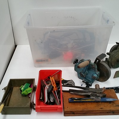 Box Of Assorted Hand Tools