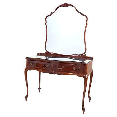 Queen Anne Style Dressing Table Circa 1950