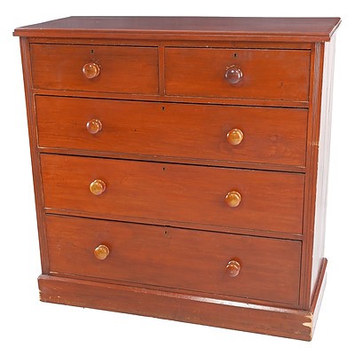 Late Victorian Chest of Drawers Circa 1900