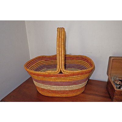 Indigenous Pandanus Fibre Basket