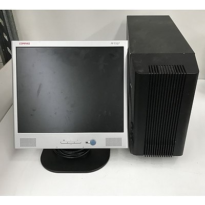 Bose Subwoofer and Compaq Monitor
