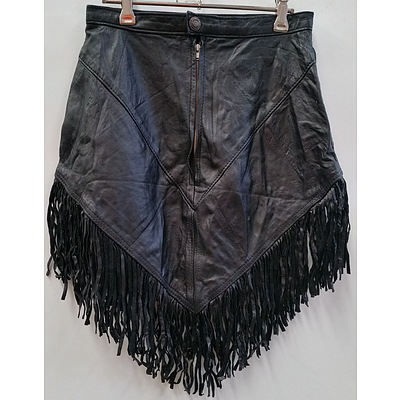 Harley Davidson Women's Leather Skirt