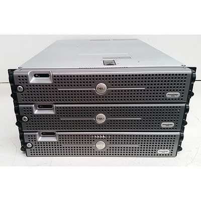 Dell PowerEdge 2950 Assorted Xeon CPU 2 RU Servers - Lot of Three
