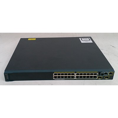 Cisco Catalyst (WS-C2960S-24PD-L V03) 2960-S Series PoE+ 10G 24-Port Gigabit Managed Switch