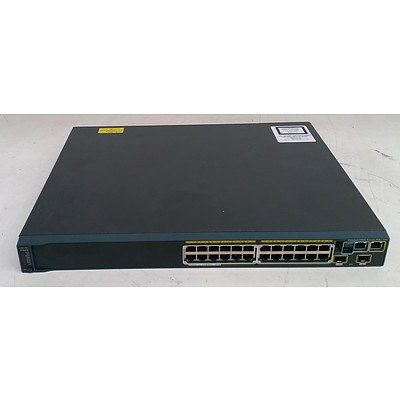 Cisco Catalyst (WS-C2960S-24PD-L V03) 2960-S Series PoE+ 10G 24-Port Gigabit Managed Switch