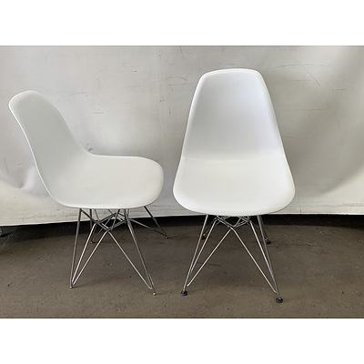 Set of Seven Contemporary Dining Chairs