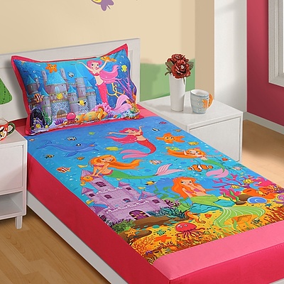 Swayam Kids & More Little Mermaid Single Bed Set  - Lot of 3 Sets - *Brand New*