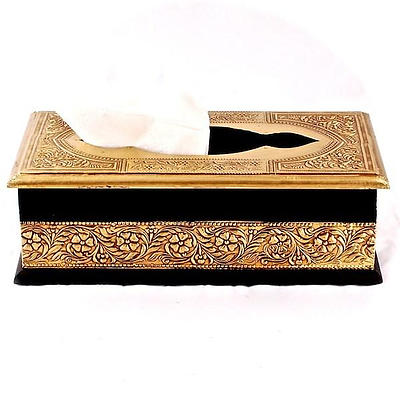 Brass & Timber Tissue Box - Lot of 5 - *Brand New*