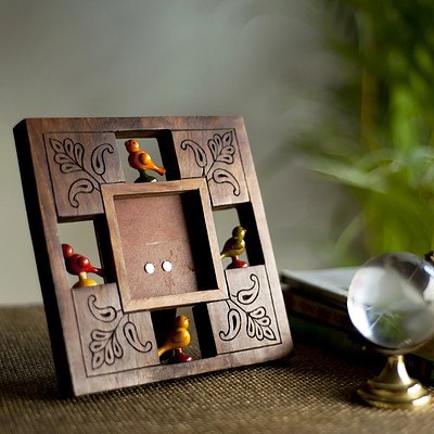 Parrot Featured Wooden Photo Frame  - Lot of 5 - *Brand New*