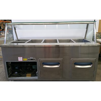 Stainless Steel Refrigerated Sandwich Bar