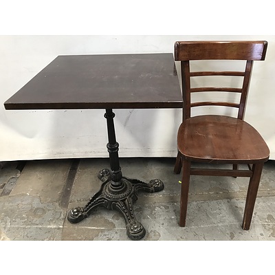 Cafe Table and Chair
