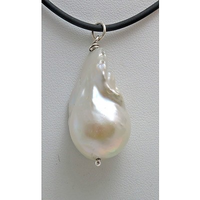 Very Large Pearl Pendant