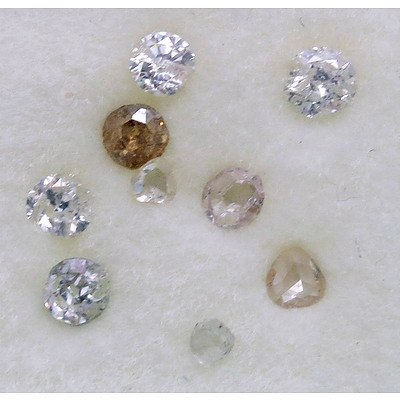 Collection Of Old-Cut Diamonds, Incl Mine-Cut And Rose-Cut