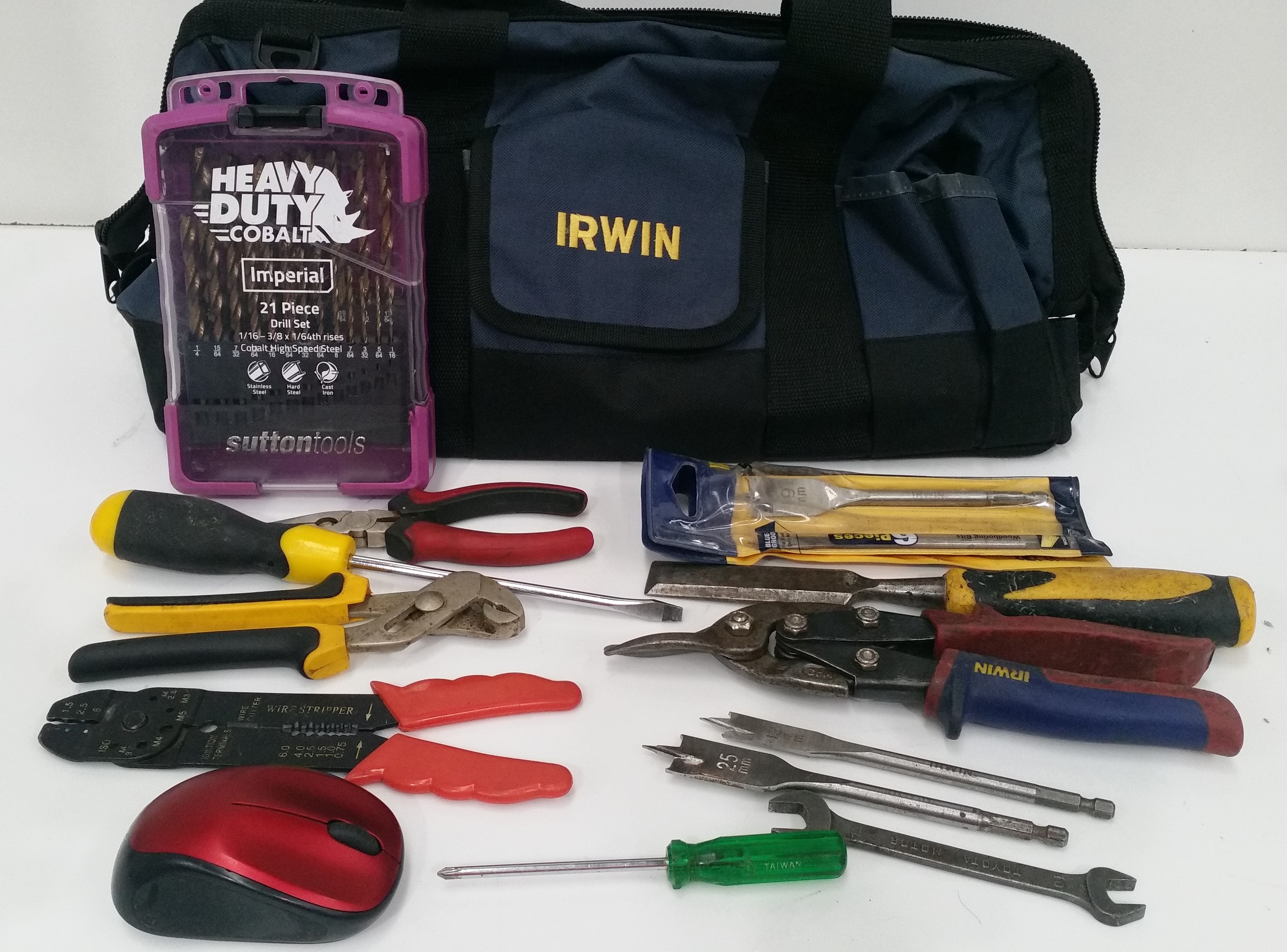 Irwin Tool Bag with Various Tools Lot 1113269 ALLBIDS