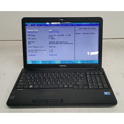 Toshiba Satellite C650 15-Inch Core i3 (M-370) 2.40GHz Laptop