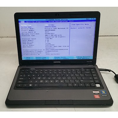 Compaq Presario CQ43 14-Inch AMD (E-300 APU) 1.30GHz Laptop